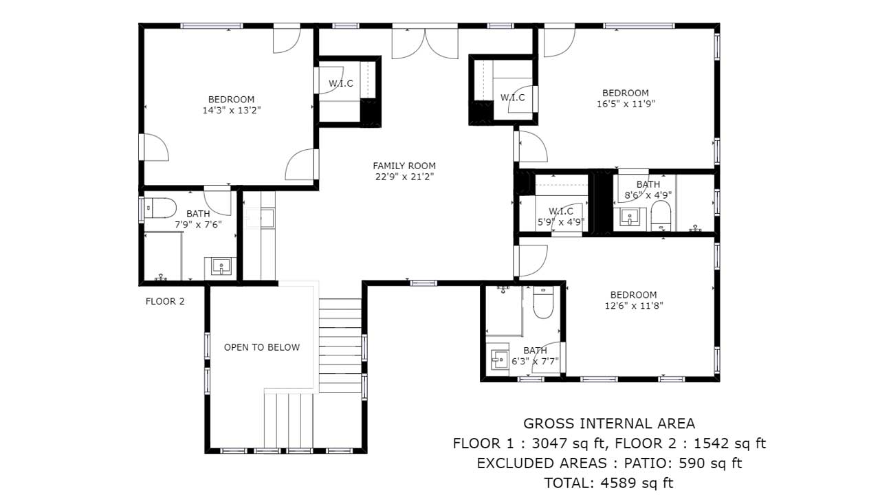 Photo941 - 2D Floor Plan With Room Dimensions